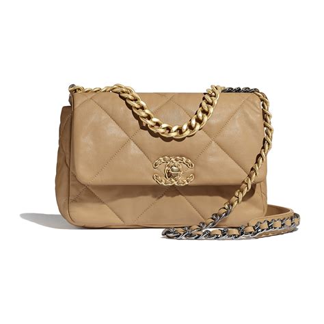 chanel 19 flap price|chanel 19 dark beige.